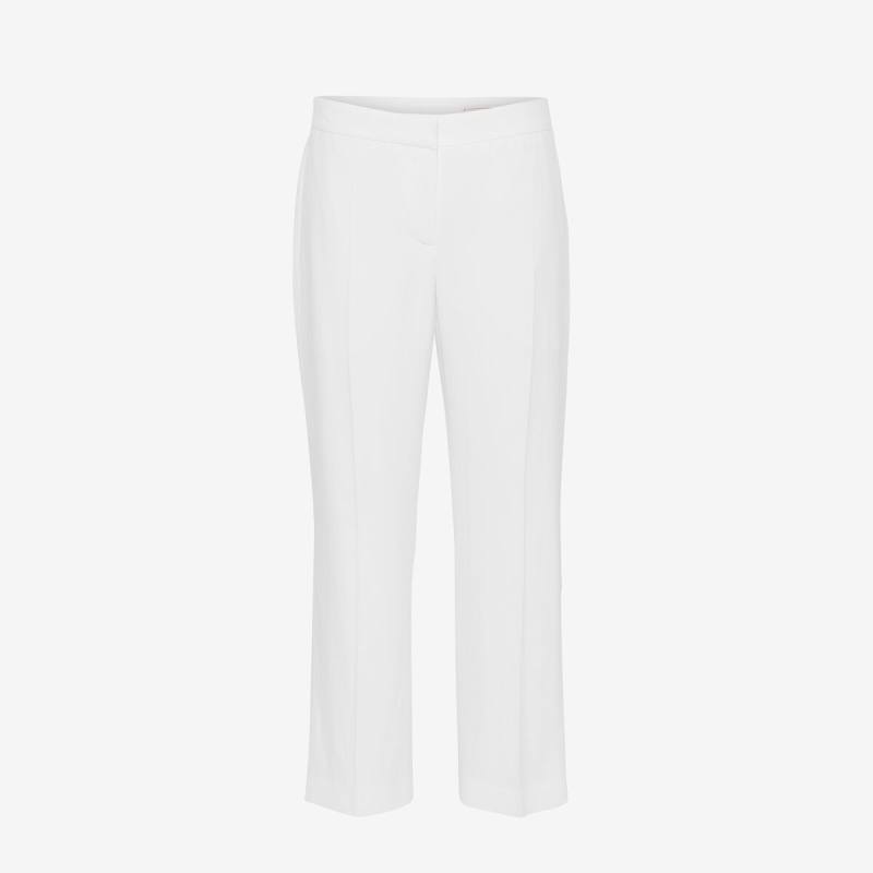 ALEXANDER MCQUEEN - Leaf Crepe Cigarette Trouser - Item 584968QEAAA9007